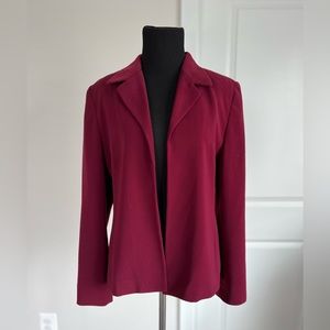 Amanda Smith Suit Burgundy blazer, Size 10P, Great Condition, like New